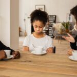 parents talking to their child