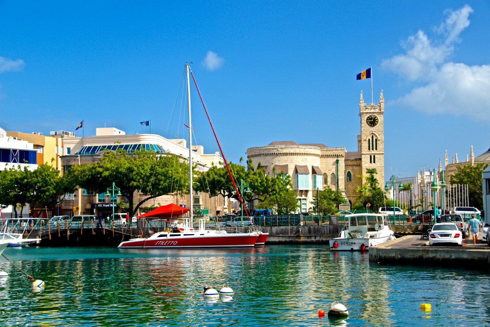 Town view of Barbados