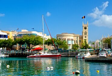 Town view of Barbados